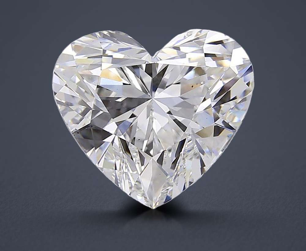 6.01ct E VS1 Rare Carat Ideal Cut Heart Lab Grown Diamond