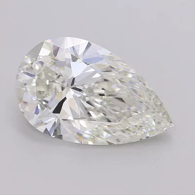 6.02ct G VVS2 Rare Carat Ideal Cut Pear Lab Grown Diamond
