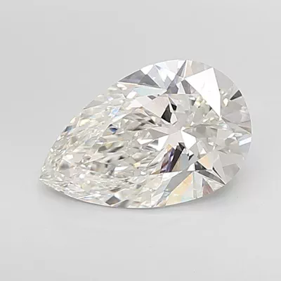 4.04ct H VVS1 Rare Carat Ideal Cut Pear Lab Grown Diamond