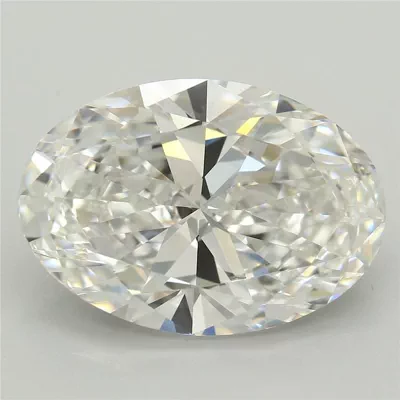 5.53ct E VVS2 Rare Carat Ideal Cut Oval Lab Grown Diamond