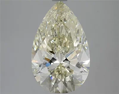 3.51ct K SI2 Rare Carat Ideal Cut Pear Diamond