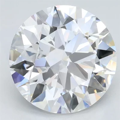 3.87ct D IF Rare Carat Ideal Cut Round Lab Grown Diamond