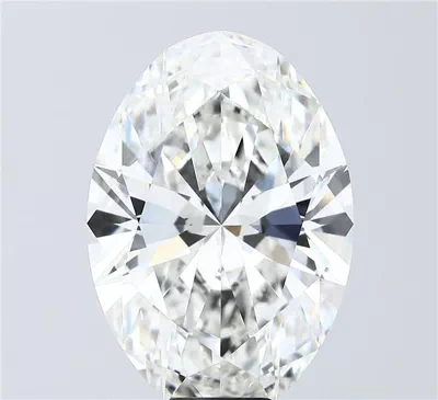 14.08ct F VVS2 Rare Carat Ideal Cut Oval Lab Grown Diamond