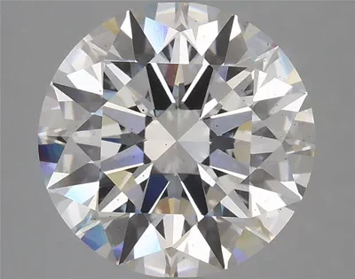 4.06ct F SI1 Rare Carat Ideal Cut Round Lab Grown Diamond