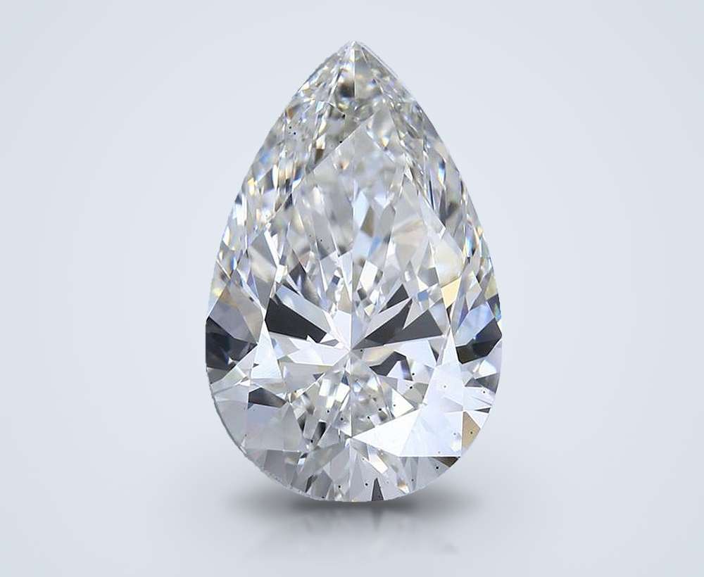 10.41ct G SI1 Rare Carat Ideal Cut Pear Lab Grown Diamond
