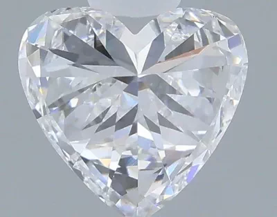 0.64ct D VVS2 Rare Carat Ideal Cut Heart Lab Grown Diamond