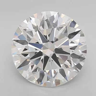 3.26ct E VVS2 Rare Carat Ideal Cut Round Lab Grown Diamond