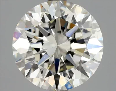 3.03ct J SI2 Excellent Cut Round Diamond