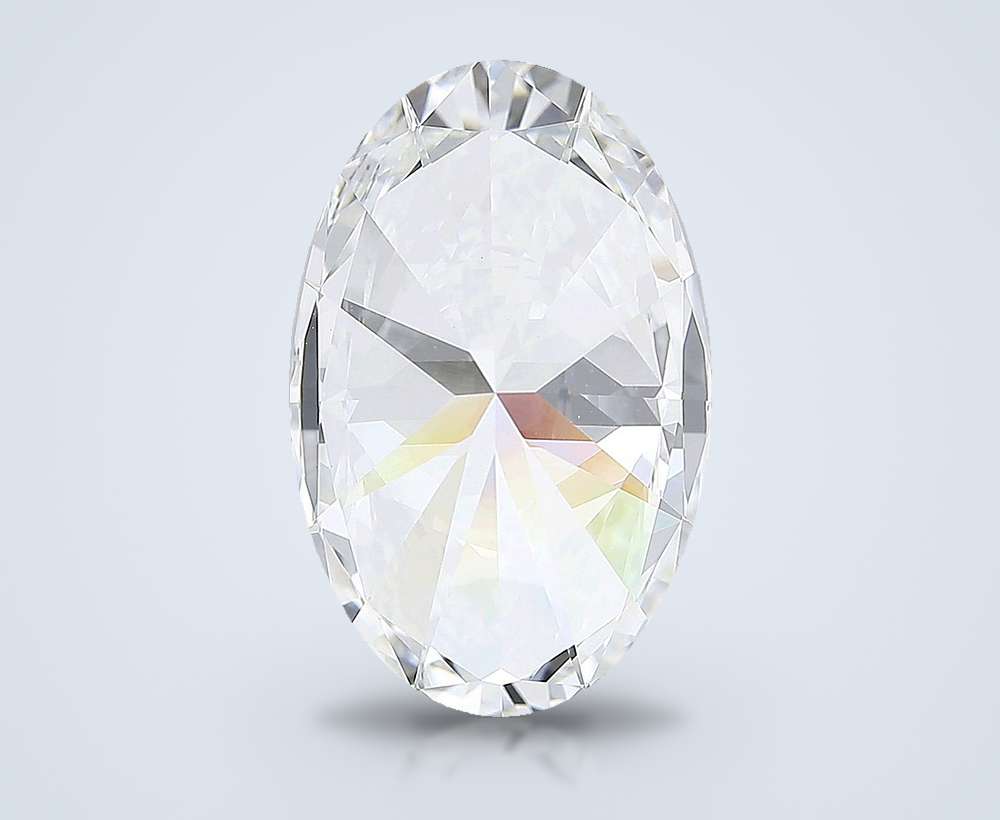 12.00ct F VS1 Very Good Cut Oval Lab Grown Diamond
