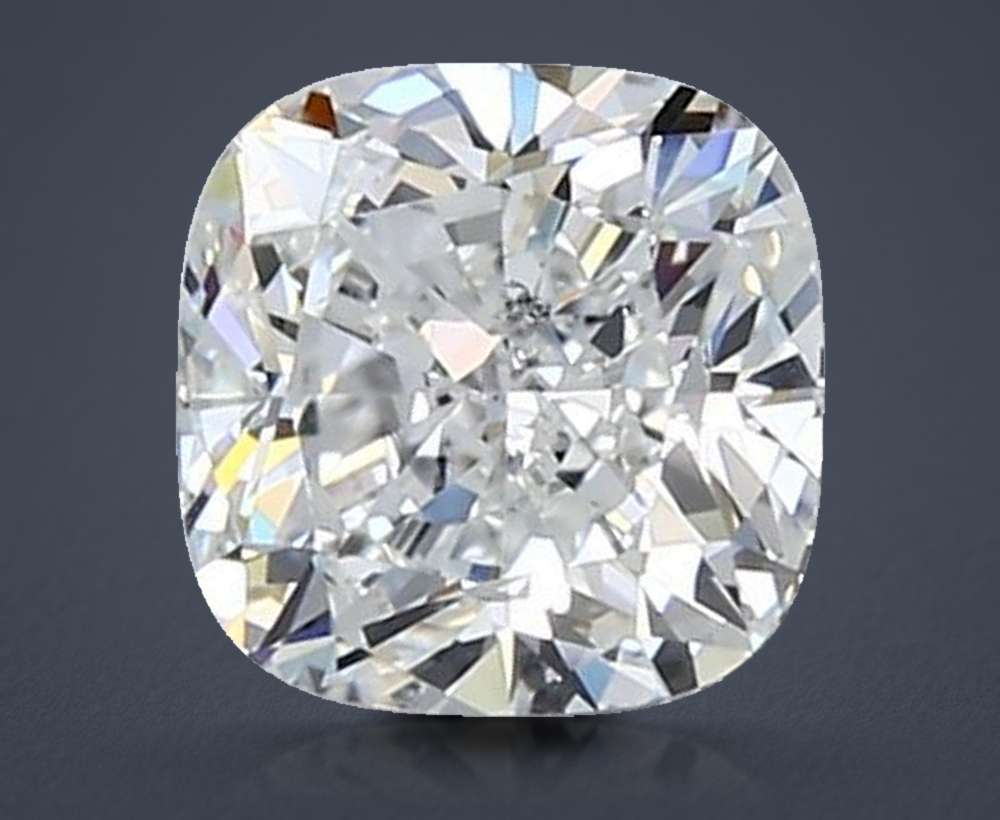 1.50ct F SI1 Rare Carat Ideal Cut Cushion Diamond