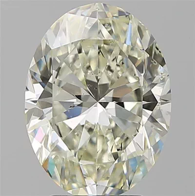 3.50ct K SI2 Rare Carat Ideal Cut Oval Diamond