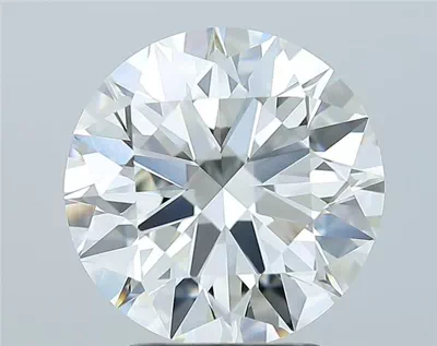 3.08ct H VVS1 Rare Carat Ideal Cut Round Diamond