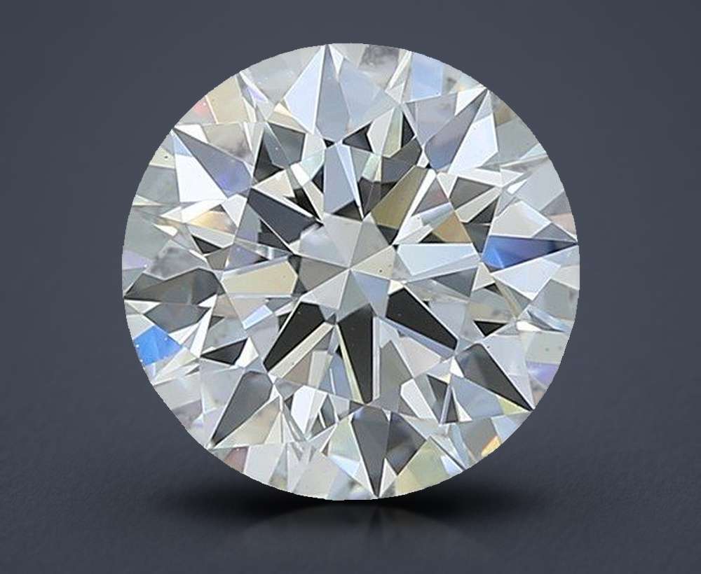 2.50ct E SI1 Rare Carat Ideal Cut Round Lab Grown Diamond