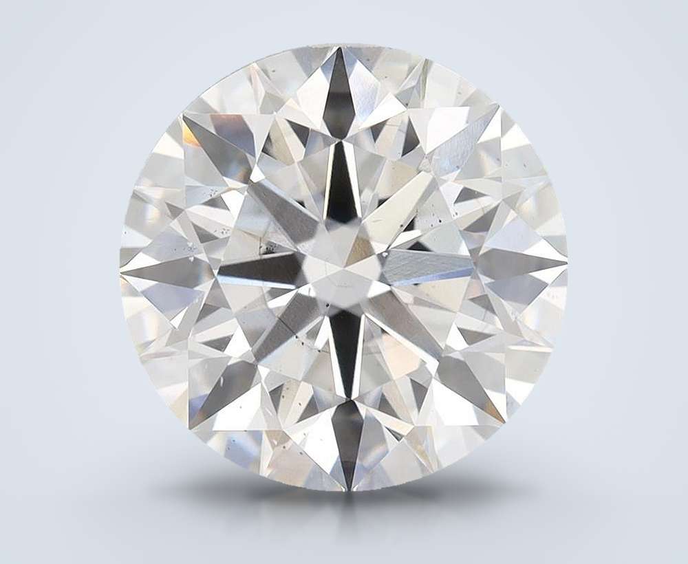 7.03ct F SI1 Rare Carat Ideal Cut Round Lab Grown Diamond