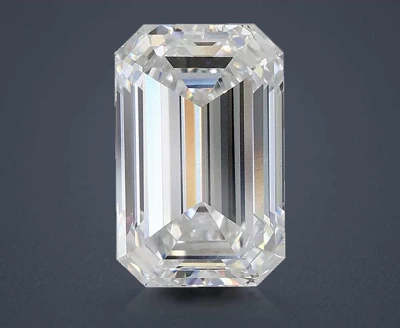 2.08ct E VS1 Rare Carat Ideal Cut Emerald Lab Grown Diamond
