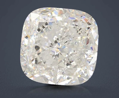 7.08ct E VVS2 Rare Carat Ideal Cut Cushion Lab Grown Diamond