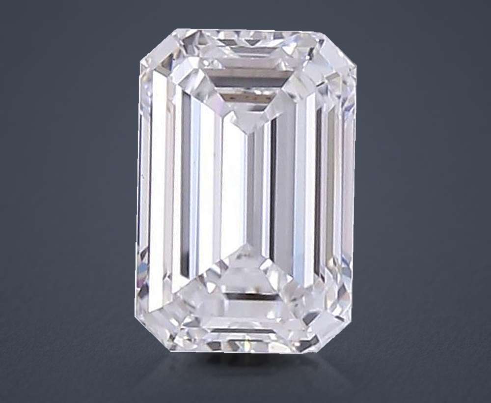 1.43ct E VS2 Rare Carat Ideal Cut Emerald Lab Grown Diamond