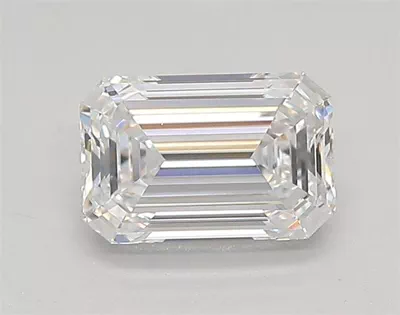 0.81ct D VVS2 Rare Carat Ideal Cut Emerald Lab Grown Diamond