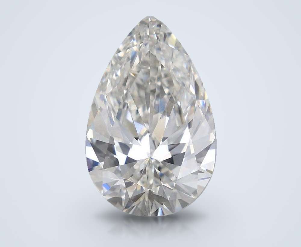 4.18ct G VS1 Rare Carat Ideal Cut Pear Lab Grown Diamond