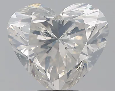 5.01ct H SI2 Rare Carat Ideal Cut Heart Diamond