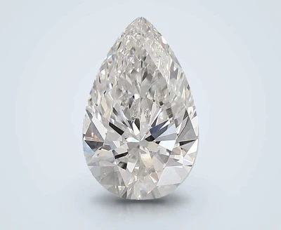 3.02ct F VS1 Rare Carat Ideal Cut Pear Lab Grown Diamond
