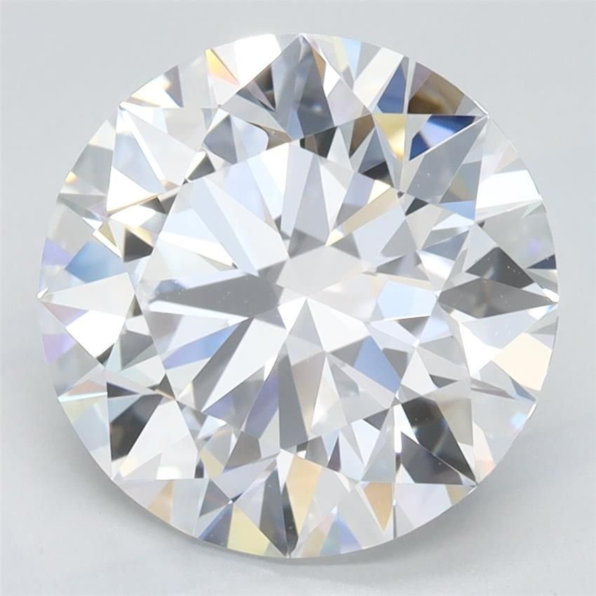 3.68ct D FL Rare Carat Ideal Cut Round Lab Grown Diamond