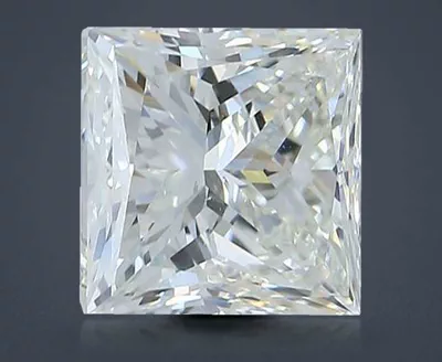 3.02ct J SI1 Very Good Cut Princess Diamond