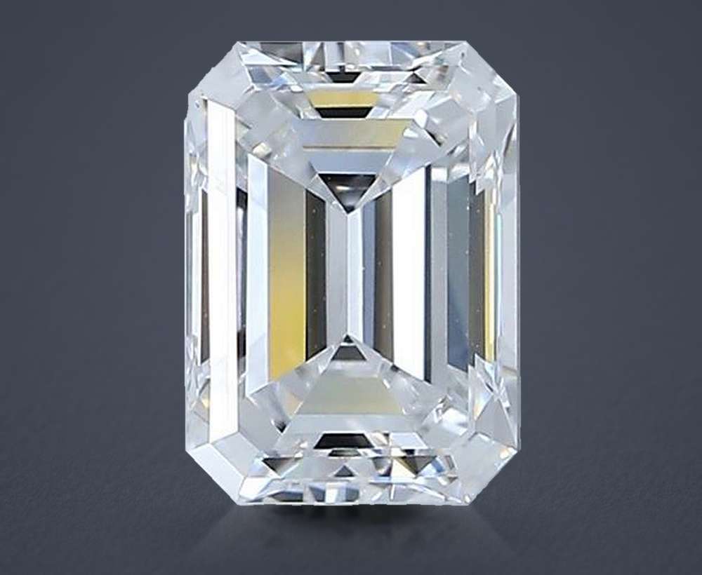 1.20ct D VS2 Very Good Cut Emerald Diamond