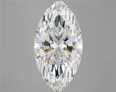 5.23ct F SI1 Rare Carat Ideal Cut Marquise Lab Grown Diamond