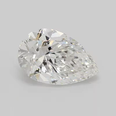 2.51ct E VS1 Rare Carat Ideal Cut Pear Lab Grown Diamond