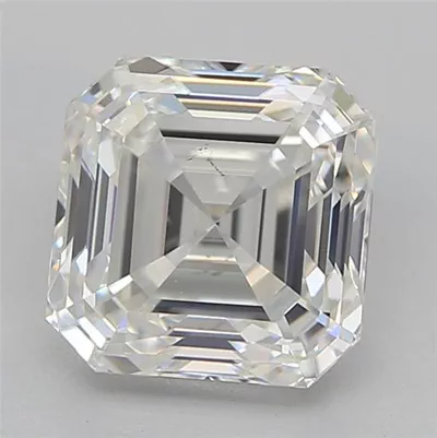 1.05ct G VS2 Rare Carat Ideal Cut Asscher Diamond