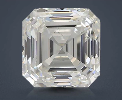 1.05ct G VS2 Rare Carat Ideal Cut Asscher Diamond