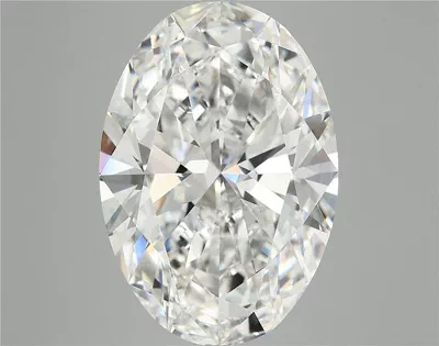 10.07ct F VVS2 Rare Carat Ideal Cut Oval Lab Grown Diamond