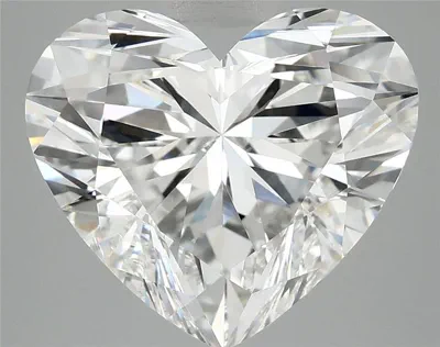 6.28ct E VVS2 Rare Carat Ideal Cut Heart Lab Grown Diamond