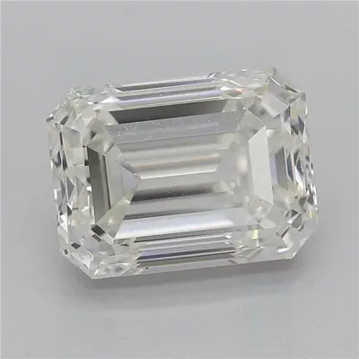 3.01ct J SI1 Excellent Cut Emerald Diamond