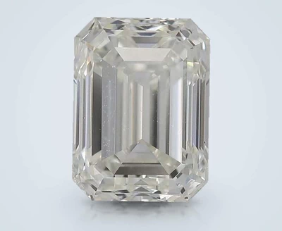3.01ct J SI1 Rare Carat Ideal Cut Emerald Diamond