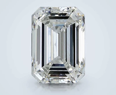 3.96ct F VS1 Rare Carat Ideal Cut Emerald Lab Grown Diamond
