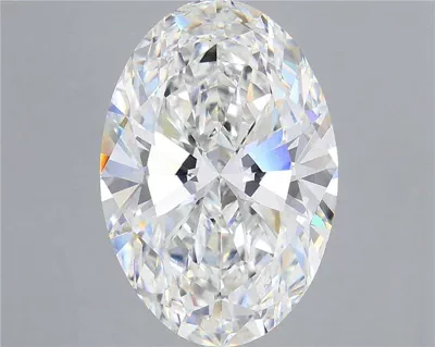 12.57ct F VVS2 Rare Carat Ideal Cut Oval Lab Grown Diamond