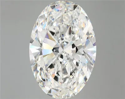 11.90ct F VVS2 Rare Carat Ideal Cut Oval Lab Grown Diamond
