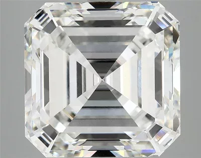 8.44ct G VVS2 Excellent Cut Asscher Lab Grown Diamond