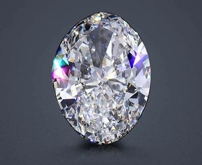 20.03ct F VS1 Rare Carat Ideal Cut Oval Lab Grown Diamond