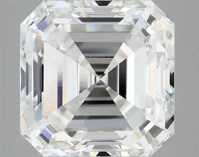7.11ct F VVS2 Excellent Cut Asscher Lab Grown Diamond