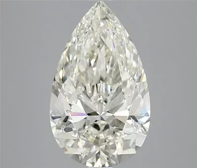 3.21ct J VS2 Rare Carat Ideal Cut Pear Diamond