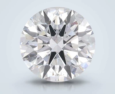 2.18ct F SI1 Rare Carat Ideal Cut Round Lab Grown Diamond