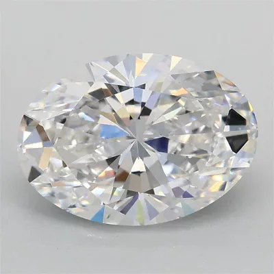 2.04ct D VVS2 Rare Carat Ideal Cut Oval Lab Grown Diamond