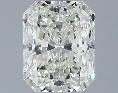 2.01ct K SI2 Rare Carat Ideal Cut Radiant Diamond