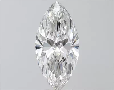5.02ct F VS2 Rare Carat Ideal Cut Marquise Lab Grown Diamond