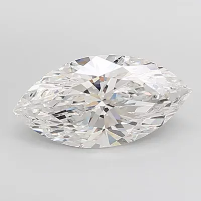 6.09ct F VVS2 Rare Carat Ideal Cut Marquise Lab Grown Diamond