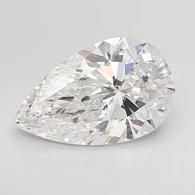 3.01ct E VS2 Rare Carat Ideal Cut Pear Lab Grown Diamond