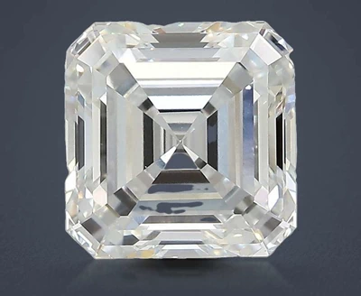 4.05ct E VS1 Rare Carat Ideal Cut Asscher Lab Grown Diamond